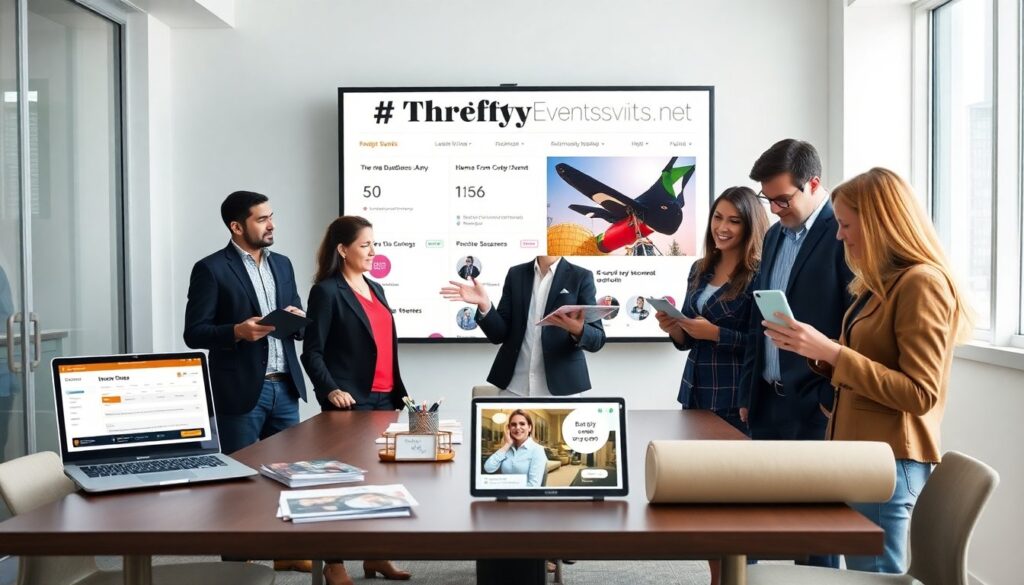 the #thriftyevents net